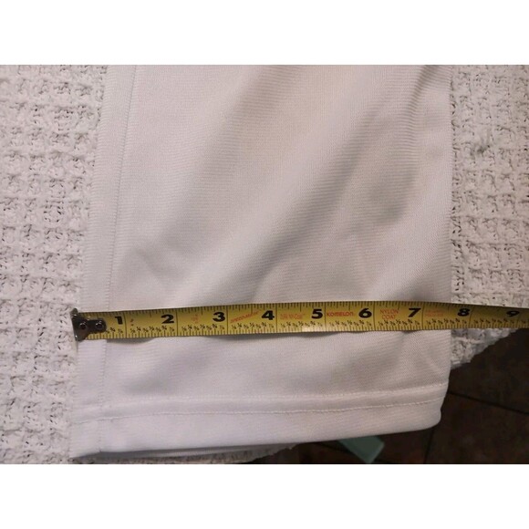 Wilson Adult Pants White Baseball Blue Stripe Sport Team Logo Mens Large EUC - Picture 5 of 8